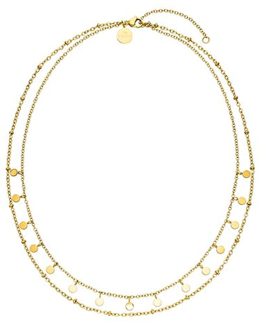 Purelei Plain Kette Damen (Roségold) – Halskette Damen aus langlebigem Edelstahl – Wasserfeste Kette – 40-50 cm Länge verstellbar – Halskette für deinen individuellen Look im Sale